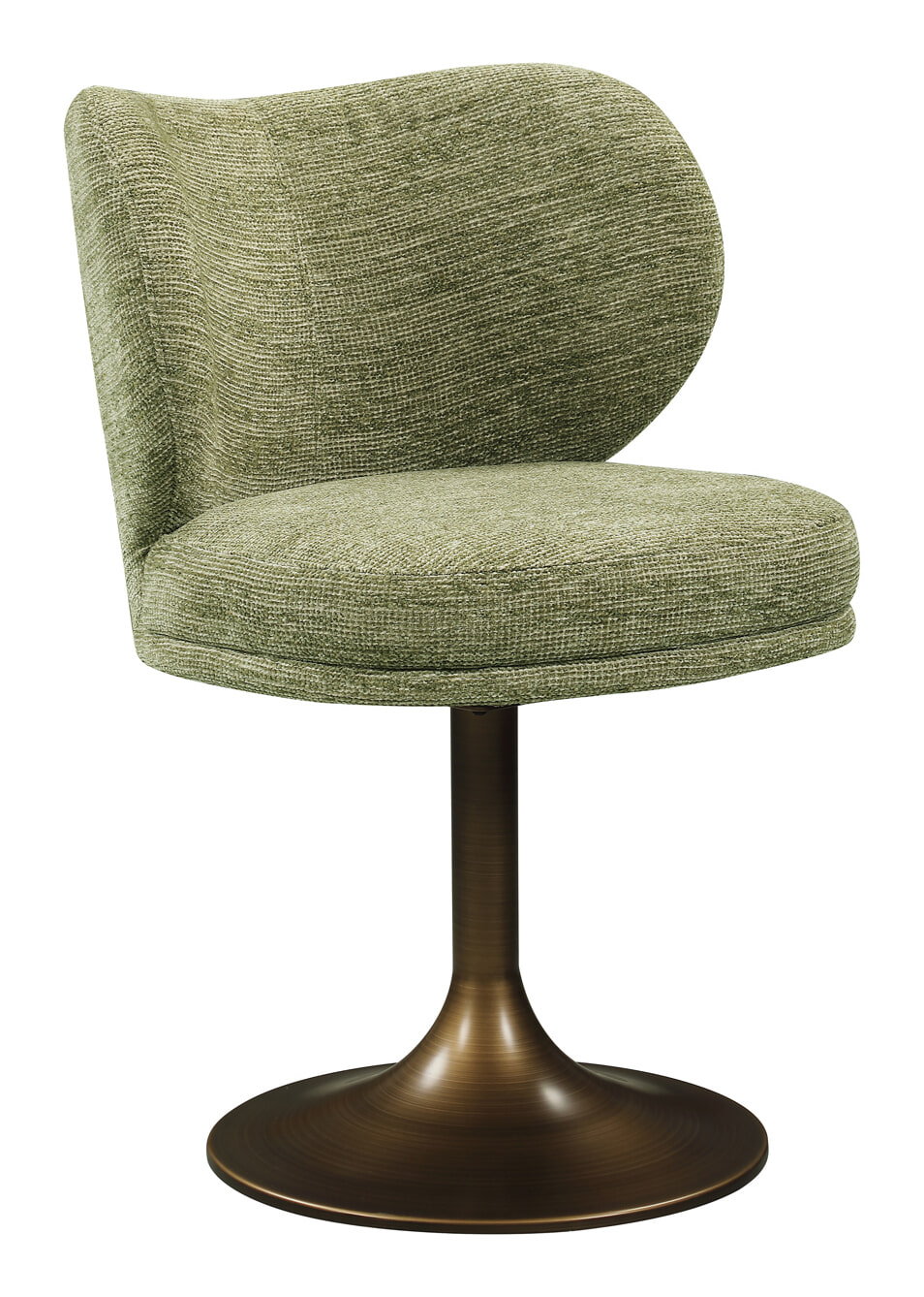 Richmond Draaibare Eetkamerstoel Amely Softweave - Pistache | Richmond Interiors
