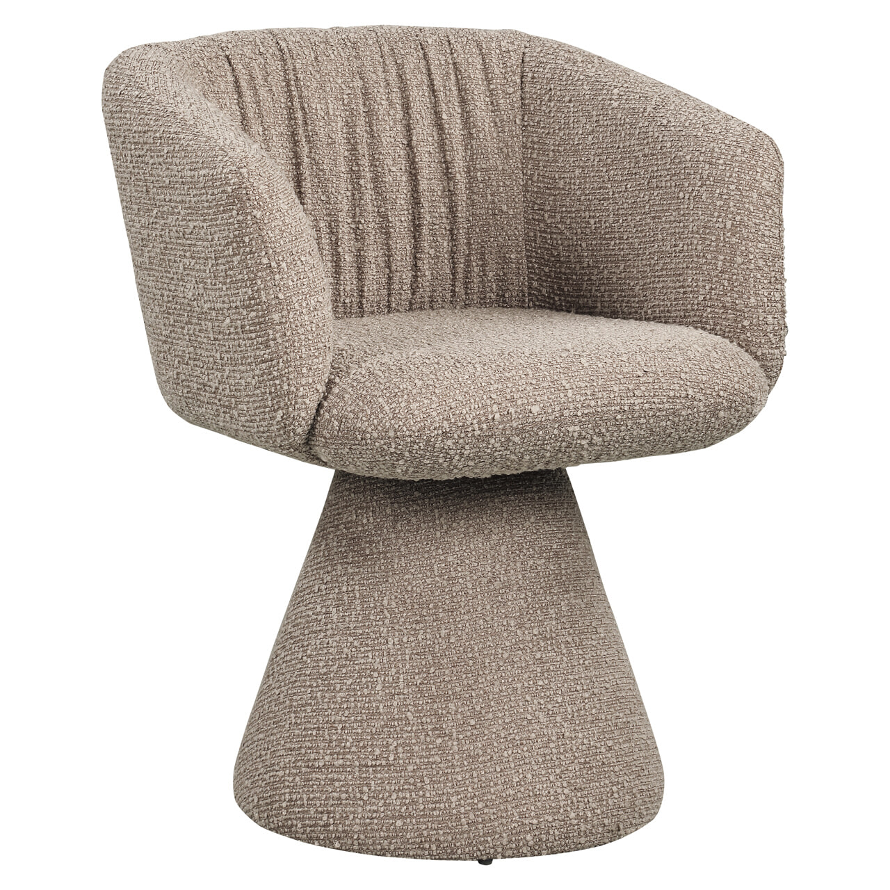 Richmond Draaibare Eetkamerstoel Madeline Chunky - Mocca | Richmond Interiors