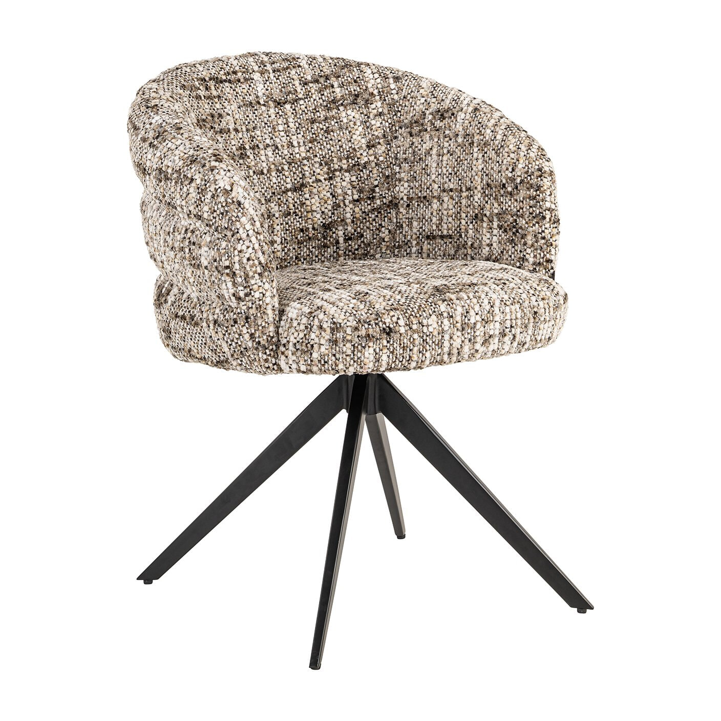 Richmond Draaibare Eetkamerstoel Serenity - Bruin | Richmond Interiors