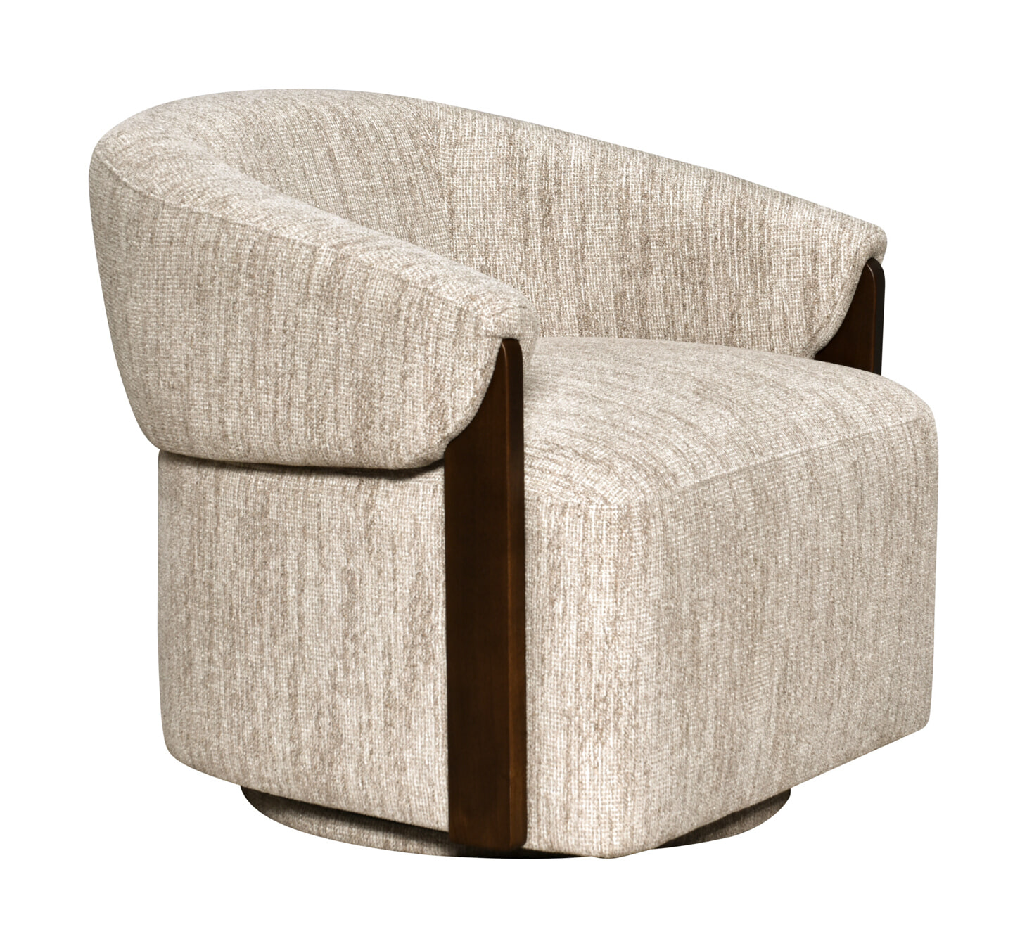 Richmond Draaifauteuil Marina Softweave en essenhout - Naturel | Richmond Interiors
