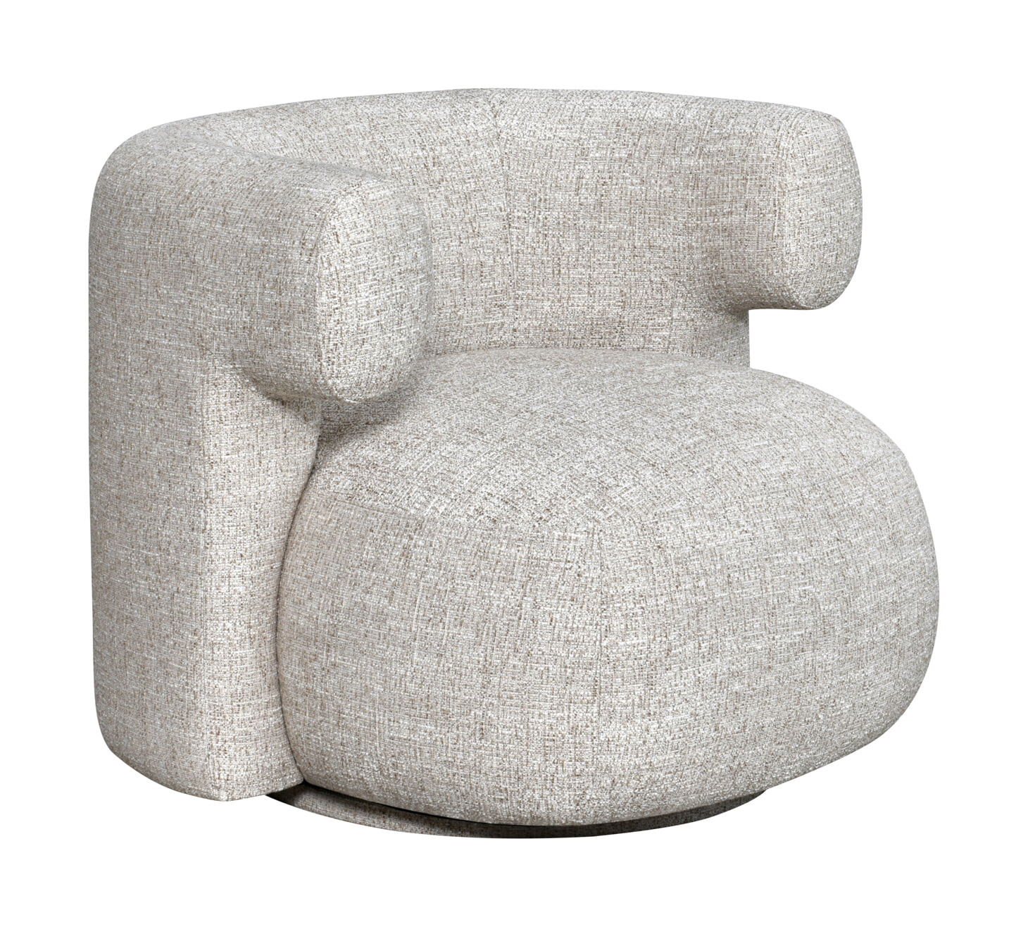Richmond Draaifauteuil Talley Tweed - Crème | Richmond Interiors