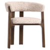 Richmond Eetkamerstoel Contigo Geo stof en hout - Natural | Richmond Interiors