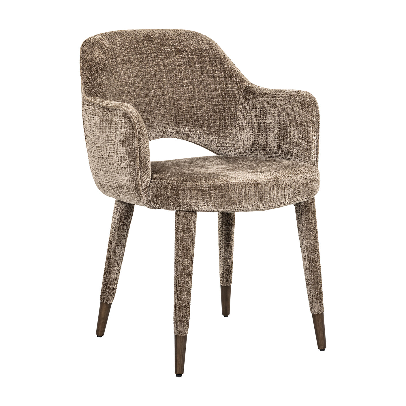 Richmond Eetkamerstoel Donnatella Chenille - Stone | Richmond Interiors