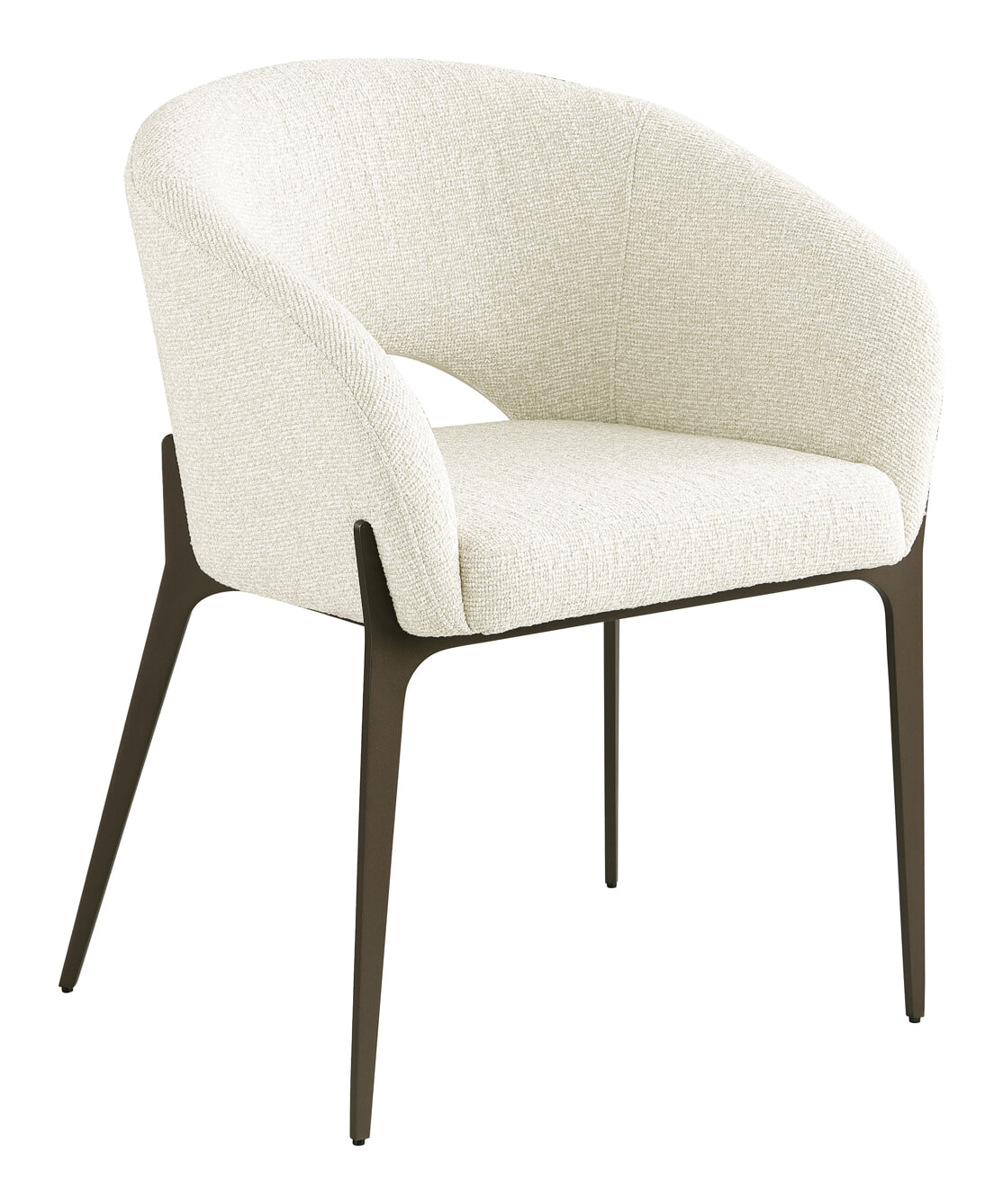 Richmond Eetkamerstoel Kenzi Bouclé - Naturel | Richmond Interiors