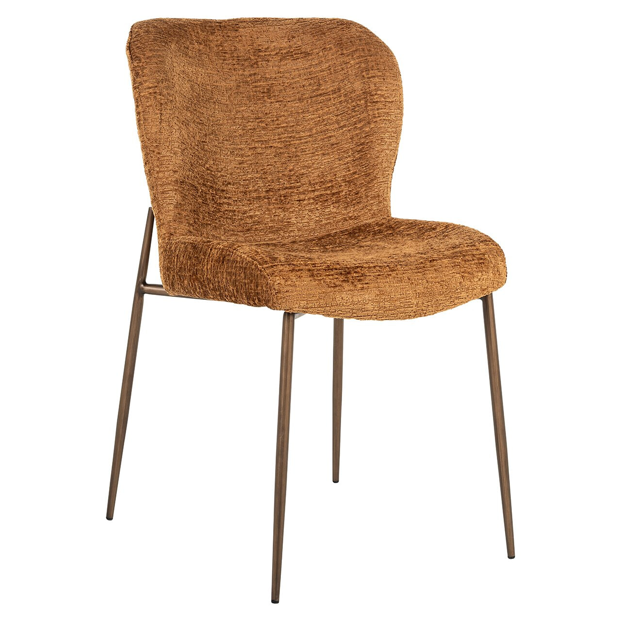 Richmond Eetkamerstoel Odarby Fusion stof - Cognac | Richmond Interiors