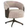 Richmond Eetkamerstoel Pollux Be Easy stof en eikenlook - Sand | Richmond Interiors
