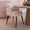 Richmond Eetkamerstoel Stella Chenille - Beige | Richmond Interiors