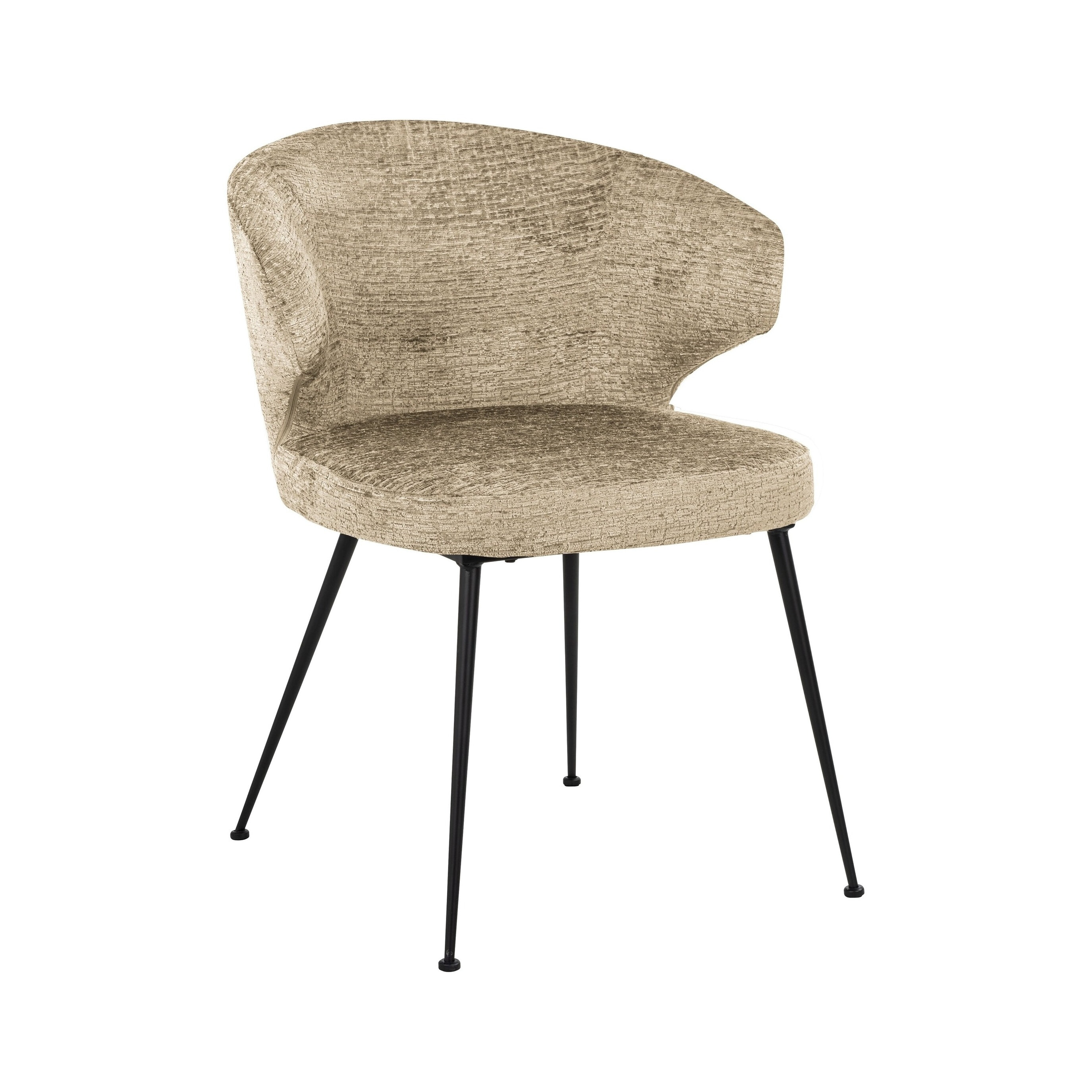 Richmond Eetkamerstoel Xandra Chenille - Desert | Richmond Interiors