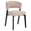 Richmond Eetkamerstoel Zeno Leopard stof - Beige | Richmond Interiors