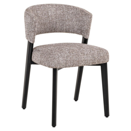 Richmond Eetkamerstoel Zeno Tweed stof - Earth | Richmond Interiors
