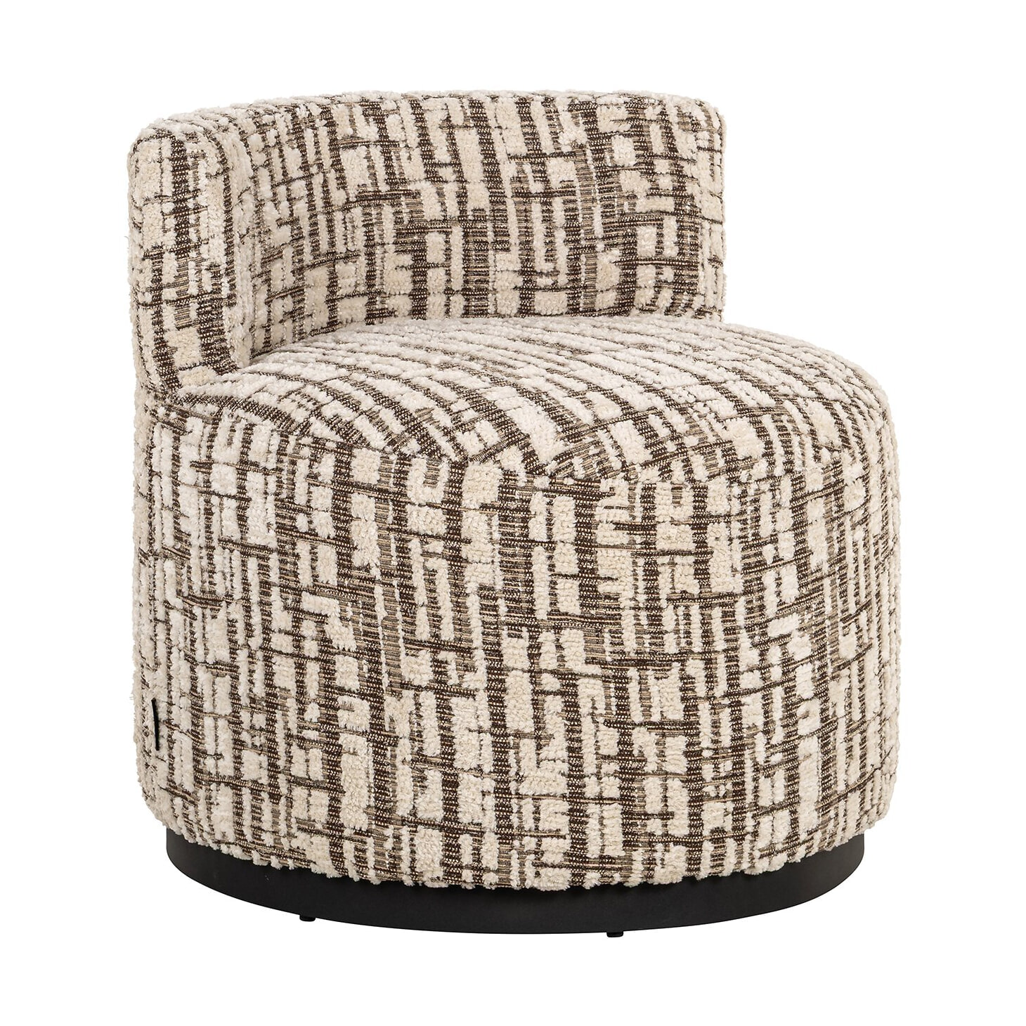 Richmond Fauteuil Franny Geweven stof - Crème | Richmond Interiors