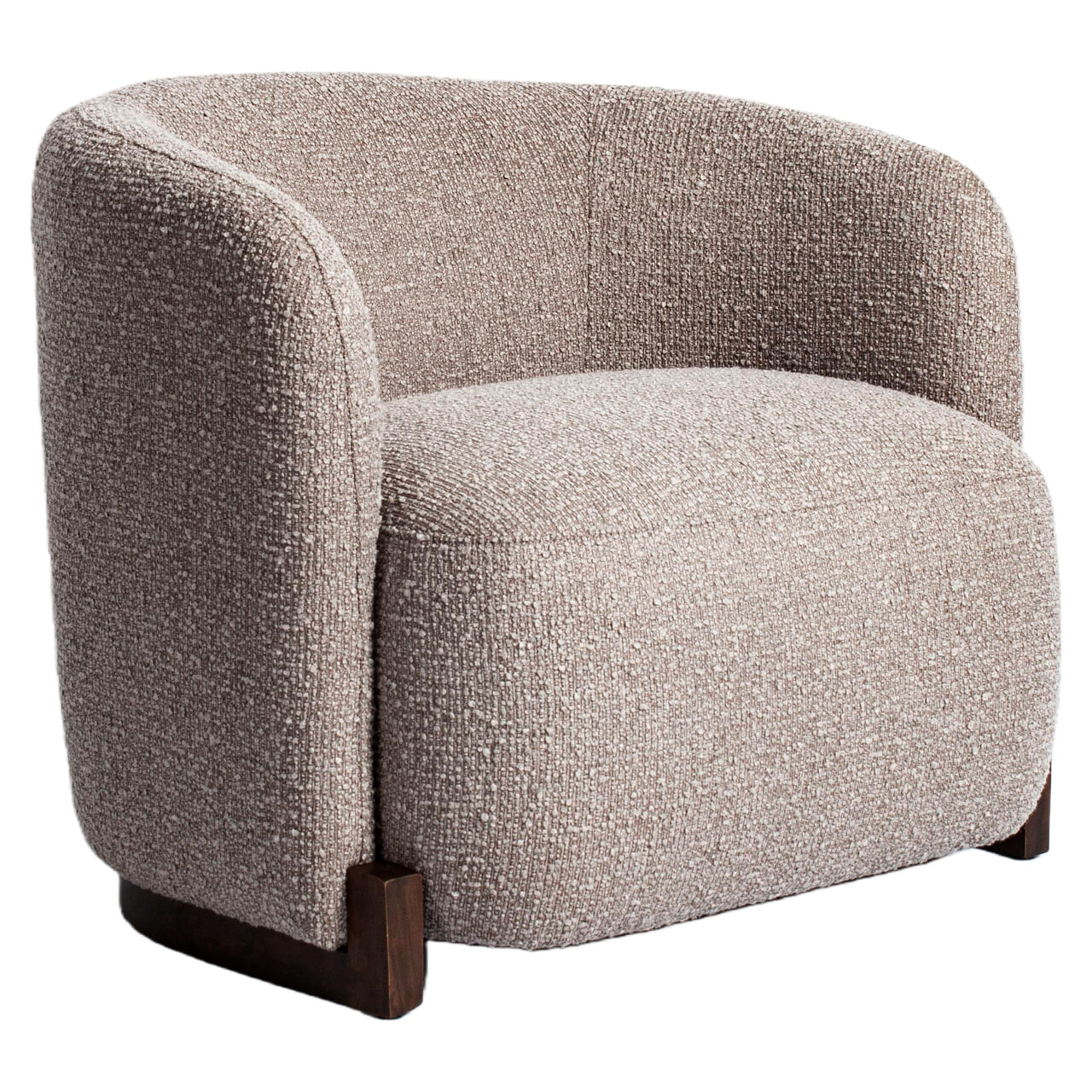 Richmond Fauteuil Hannah geweven stof - Mocca | Richmond Interiors
