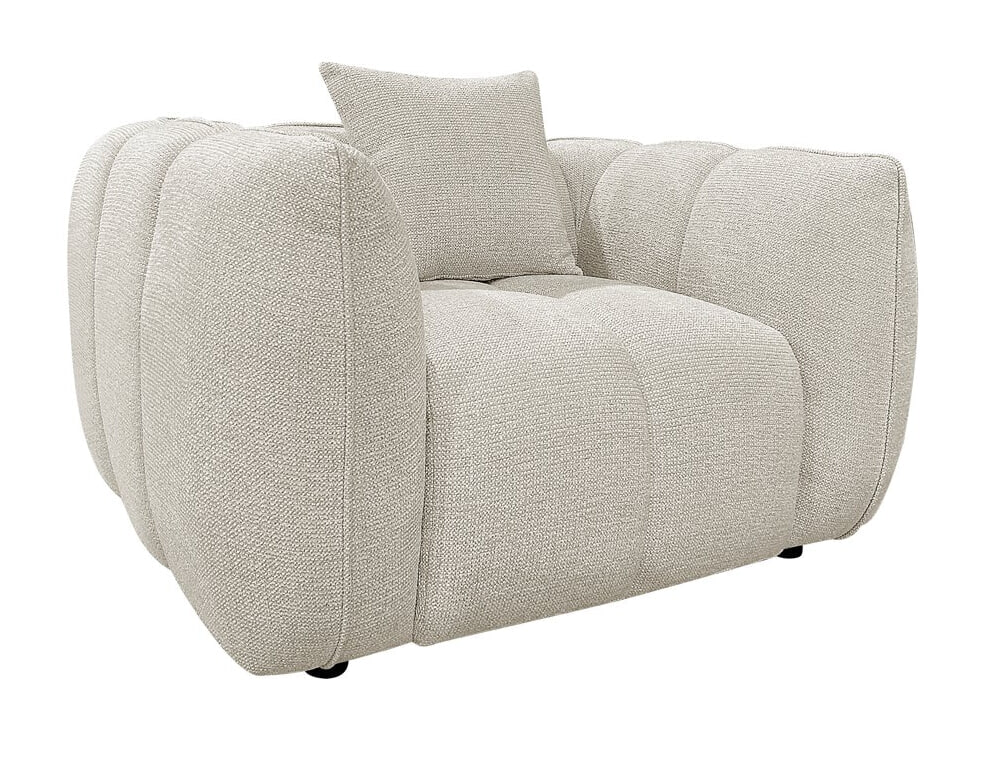 Richmond Fauteuil Jezebel Geweven stof - Crème | Richmond Interiors