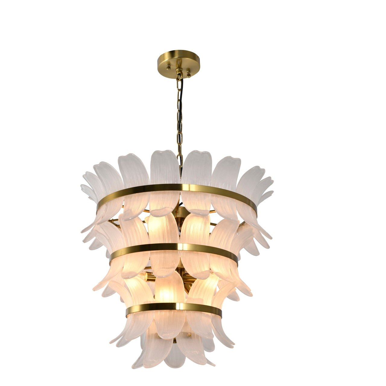 Richmond Hanglamp Ameline Brass Antique - Goud | Richmond Interiors