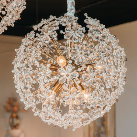 Richmond Hanglamp Cyntha Crystal 50cm - Brons | Richmond Interiors