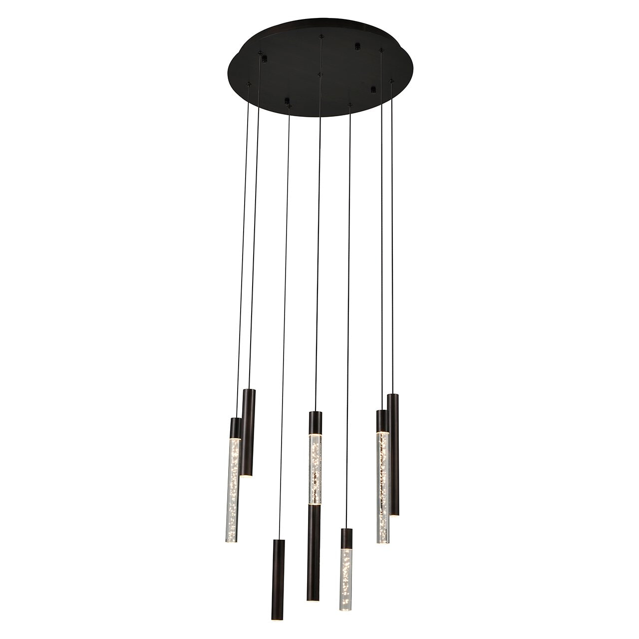 Richmond Hanglamp Oxley 8-lamps - bronze | Richmond Interiors
