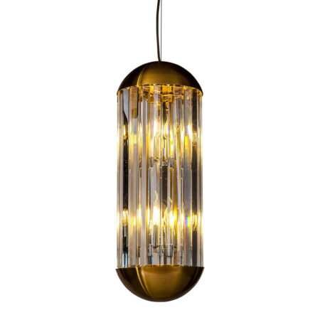 Richmond Hanglamp Sila Crystal - Brons | Richmond Interiors