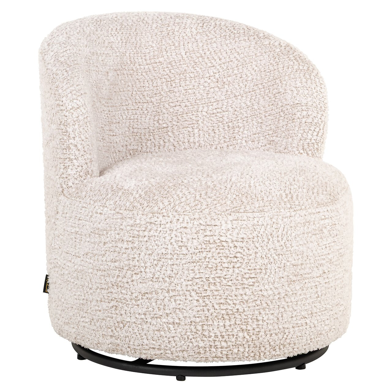 Richmond Kids Draaifauteuil Jackie Lovely stof - Crème | Richmond Interiors
