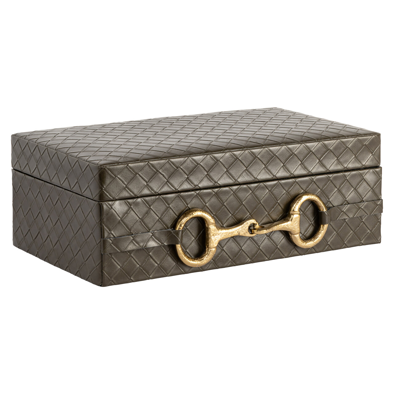 Richmond Opbergdoos Blade 25cm - Olive | Richmond Interiors