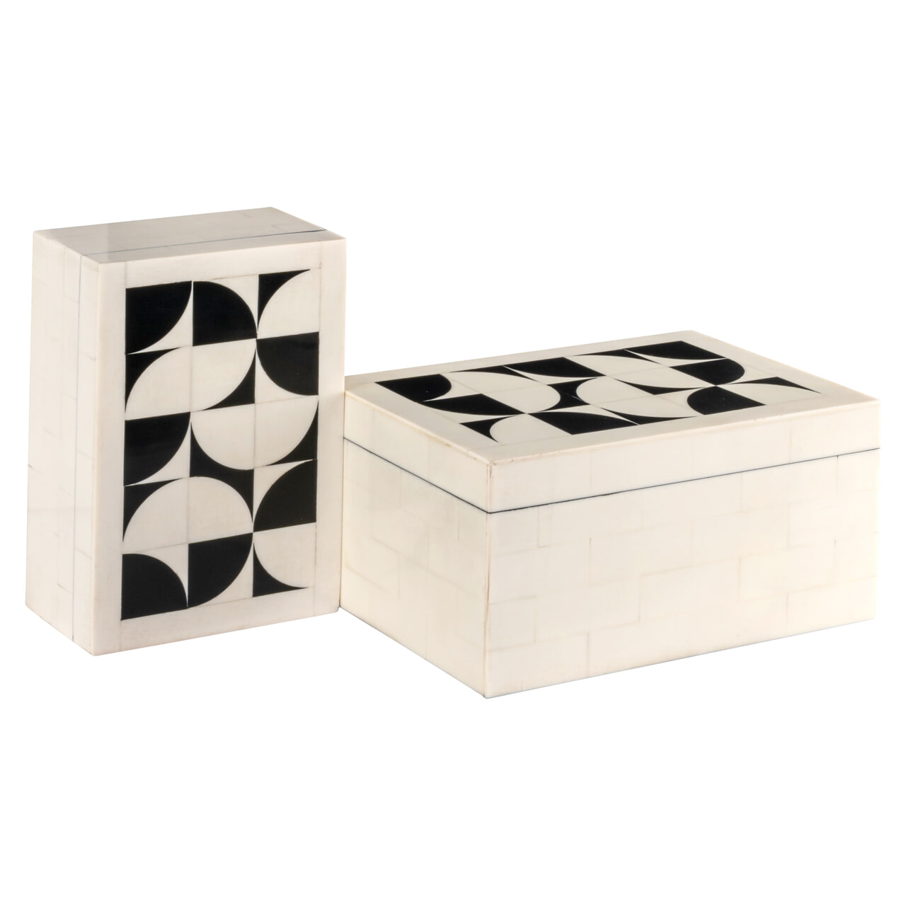Richmond Opbergdoos Flake Set van 2 stuks - White | Richmond Interiors