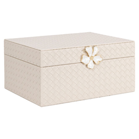 Richmond Opbergdoos Lillie 23cm - Ivory | Richmond Interiors