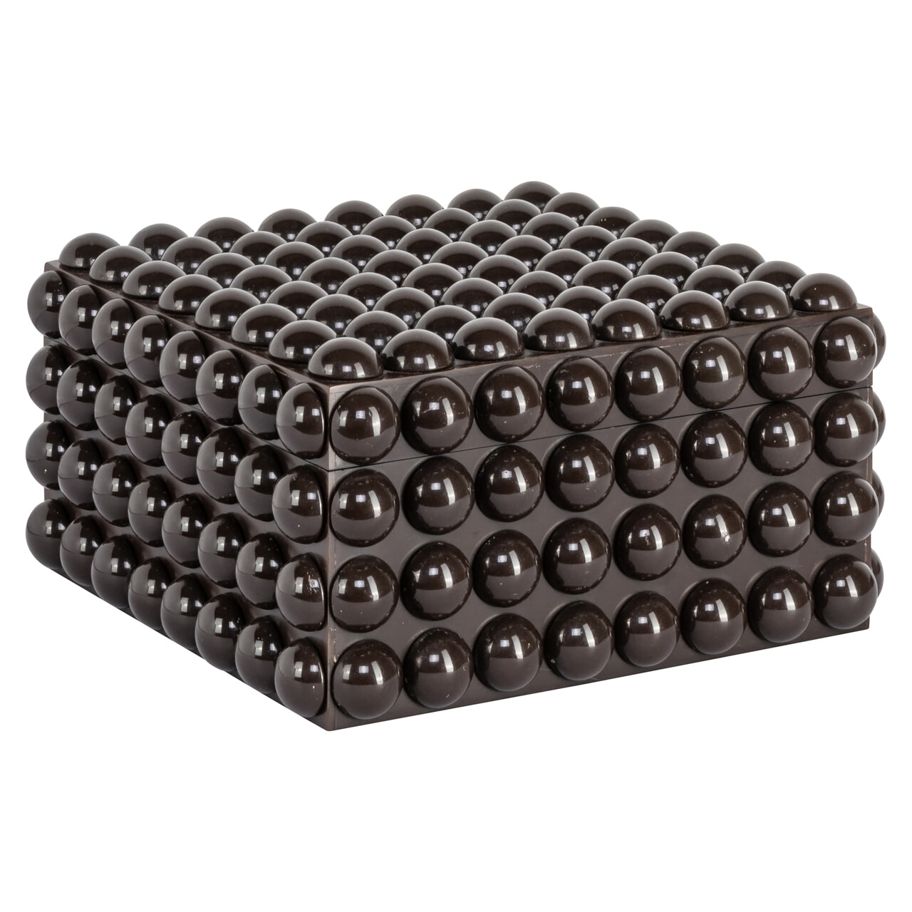 Richmond Opbergdoos Nyx 22cm - Dark Brown | Richmond Interiors