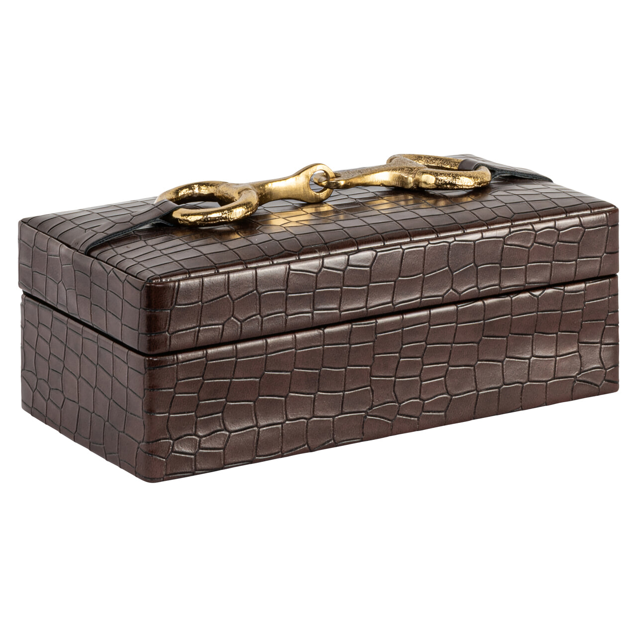 Richmond Opbergdoos Rex 20cm - Dark Brown | Richmond Interiors