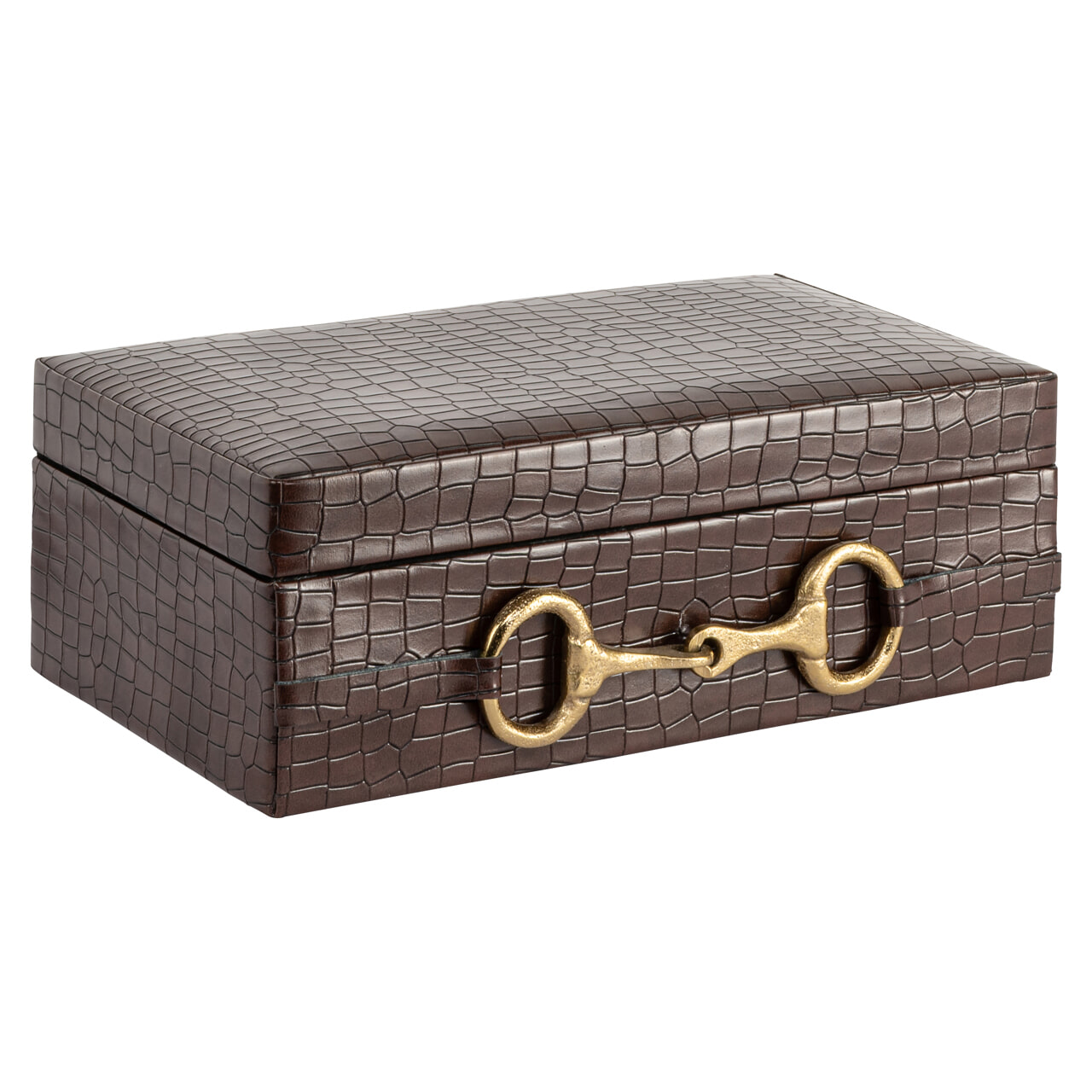 Richmond Opbergdoos Rex 25cm - Dark Brown | Richmond Interiors