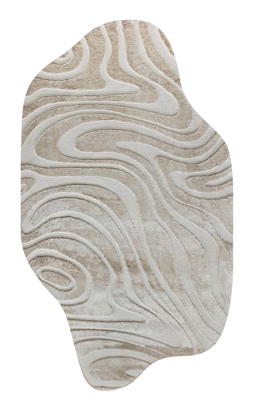 Richmond Organisch Vloerkleed Ivar 200 x 350cm - Beige | Richmond Interiors