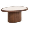 Richmond Organische Salontafel Melrose Marmer en mangohout