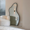 Richmond Organische Spiegel Aldon 181 x 91cm - Zwart - Passpiegel | Richmond Interiors