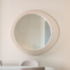 Richmond Organische Spiegel Clayton 120 x 107cm - Beige | Richmond Interiors