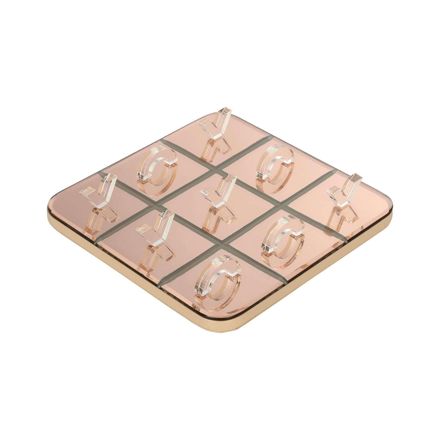Richmond Ornament Caylin Tic Tac Toe - Transparant | Richmond Interiors