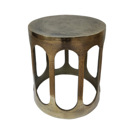 Richmond Ronde Bijzettafel Du Pont 45cm - Brushed Gold | Richmond Interiors