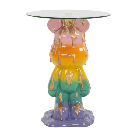Richmond Ronde Bijzettafel Ebba Glas