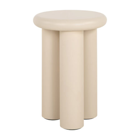 Richmond Ronde Bijzettafel Elbaz 35cm - Beige | Richmond Interiors