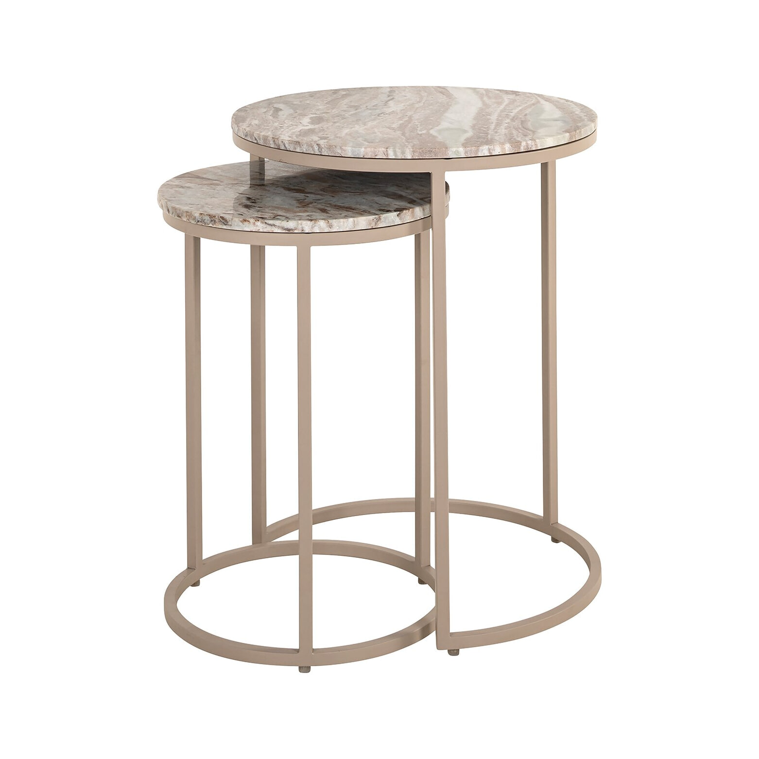 Richmond Ronde Bijzettafel Fairfax Marmer
