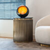 Richmond Ronde Bijzettafel Ironville Ø 50cm - goud / zwart marmer | Richmond Interiors