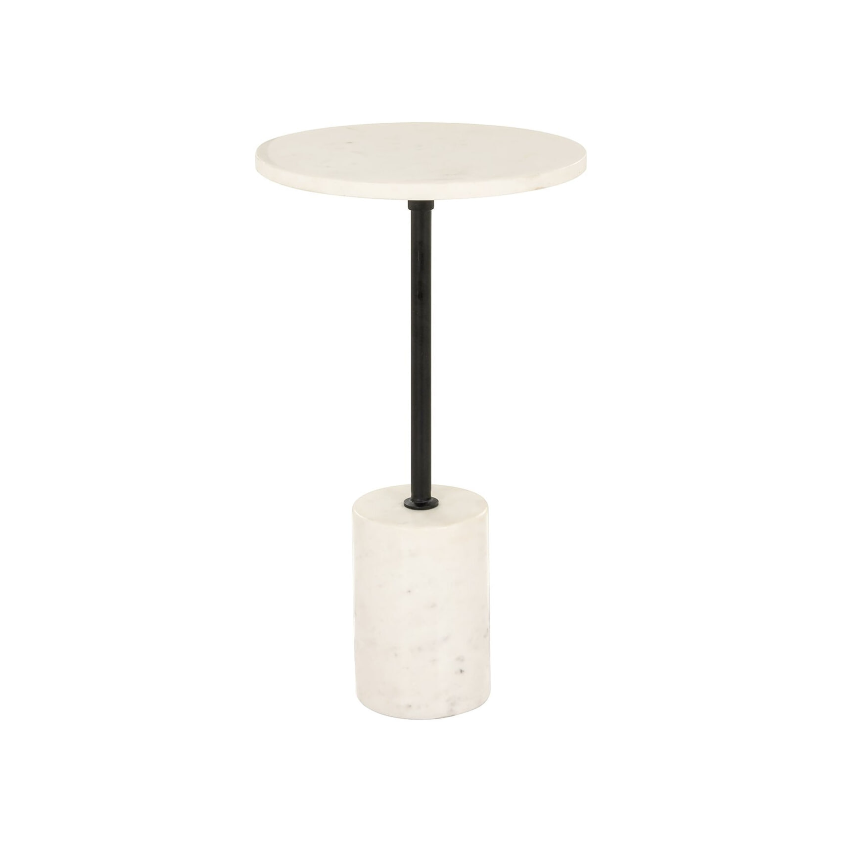 Richmond Ronde Bijzettafel Misty Marmer