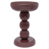 Richmond Ronde Bijzettafel Reid 40cm - Burgundy | Richmond Interiors