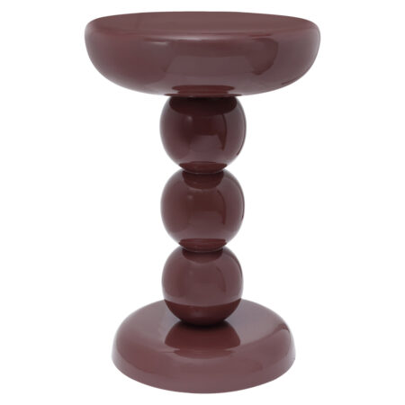 Richmond Ronde Bijzettafel Reid 40cm - Burgundy | Richmond Interiors