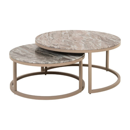 Richmond Ronde Salontafel Fairfax Marmer