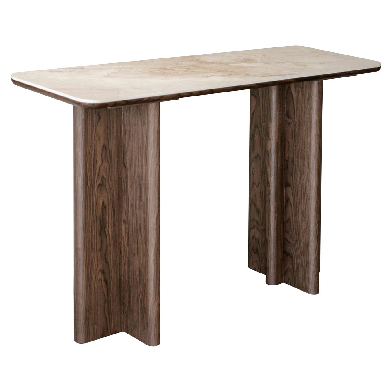 Richmond Sidetable Colson Keramiek en hout