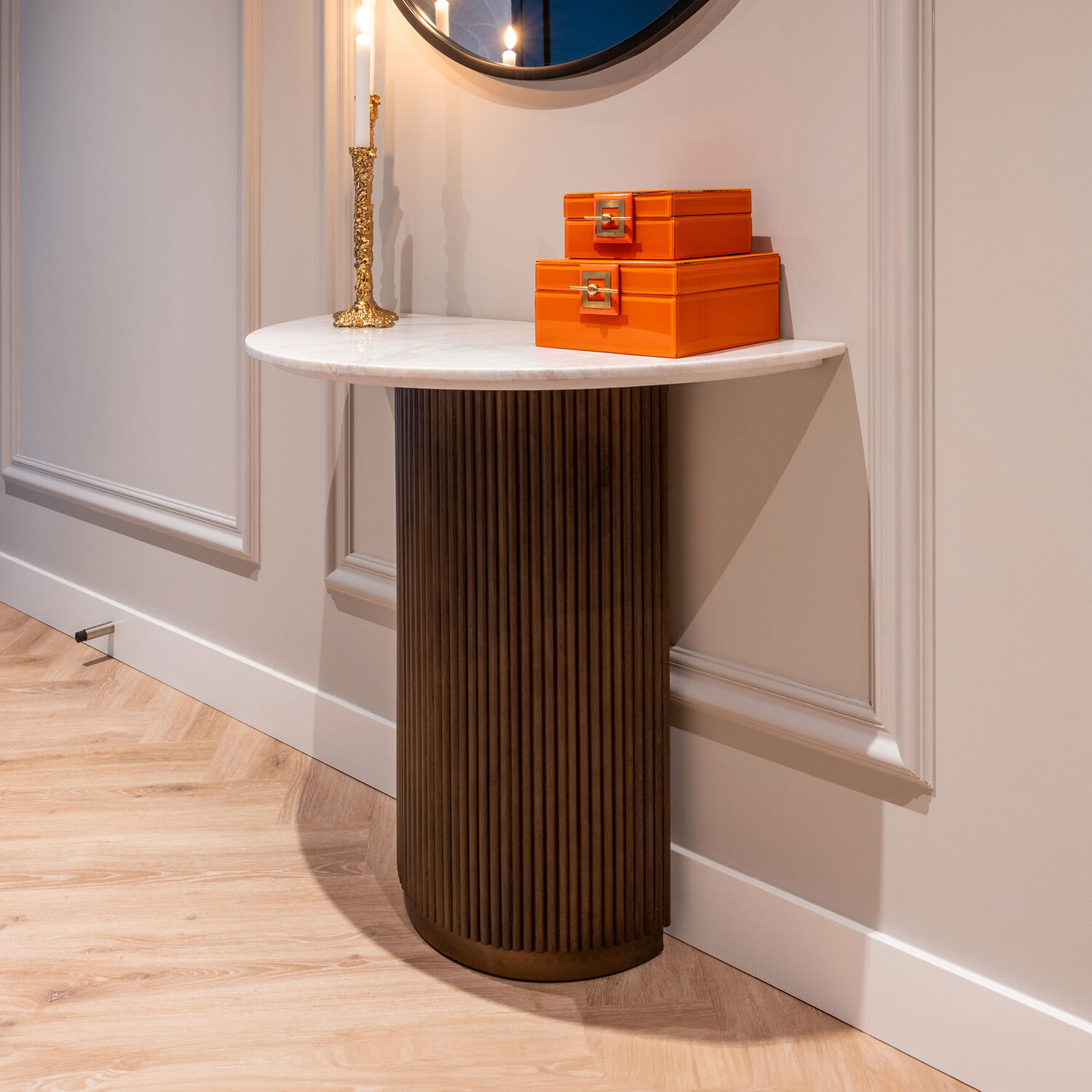 Richmond Sidetable Mayfield Marmer en Mangohout