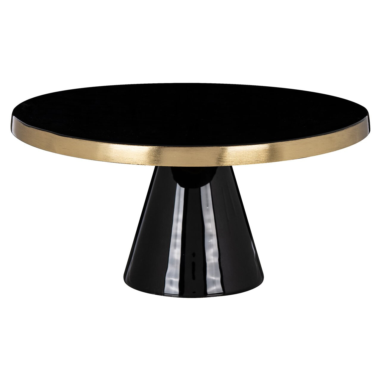 Richmond Taartplateau Elena - Zwart/Goud | Richmond Interiors