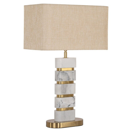Richmond Tafellamp Lenore Marmer - Goud | Richmond Interiors