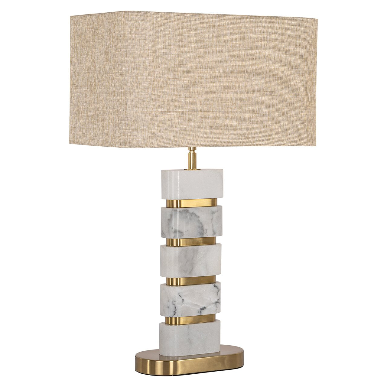 Richmond Tafellamp Lenore Marmer - Goud | Richmond Interiors