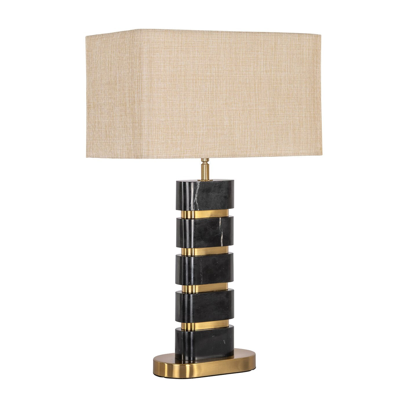 Richmond Tafellamp Levina Marmer - Zwart | Richmond Interiors