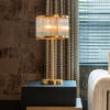Richmond Tafellamp Loiza 64cm hoog - Brushed Gold | Richmond Interiors