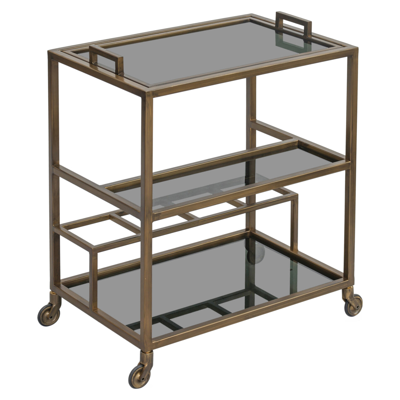 Richmond Trolley Ruinart 74cm - Brass Antique | Richmond Interiors